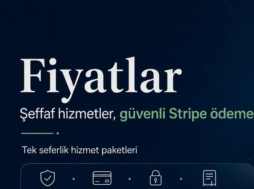 Şeffaf hizmetler ve güvenli ödeme yaklaşımı